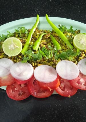 ફણગાવેલા મગ અને મઠ (Sprout Mag And Math Recipe In Gujarati) રેસીપી મુખ્ય ફોટો