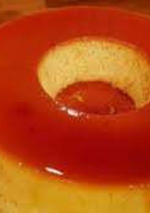 Una foto de Flan