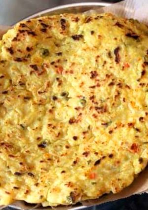 A picture of Mix flour pudla (chilla).