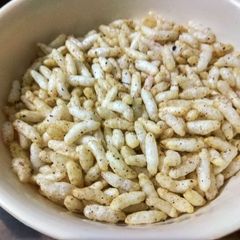 Butter masala puffed rice A picture of Butter masala puffed rice.