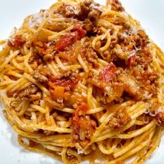 A picture of Easiest spaghetti bolognese.