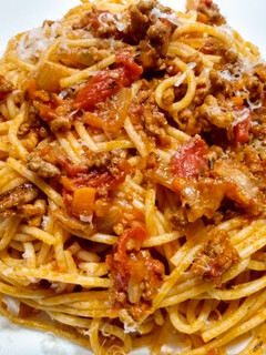 A picture of Easiest spaghetti bolognese.