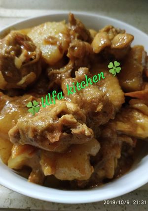 Foto resep Ayam curry original tanpa santan