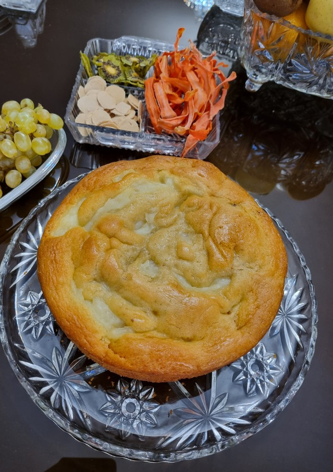 عکسی از دستور کیک کرم دار