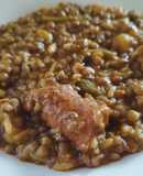 Lentejas con chorizo y judías
