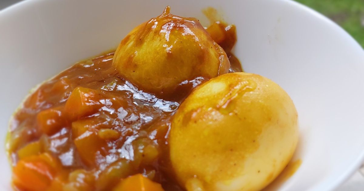 Telur Kuah Kari (Instan)