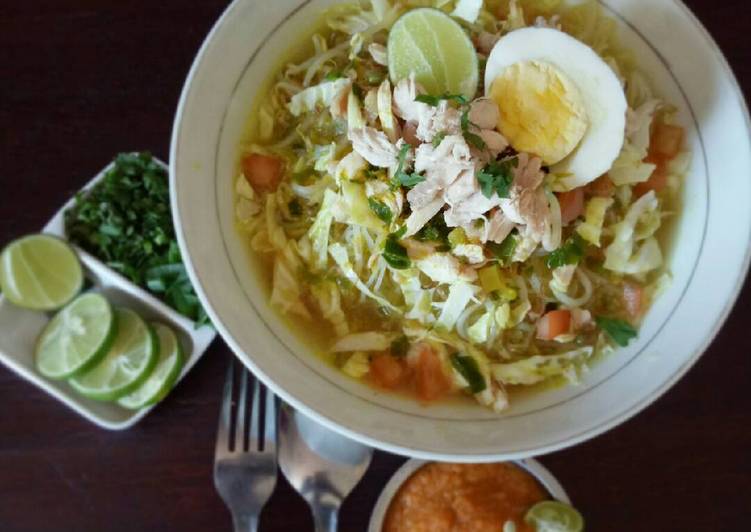 Cara Gampang Membuat Soto Ayam, Enak Banget