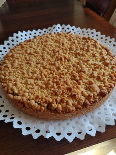 Una foto de Tarta crujiente de manzana