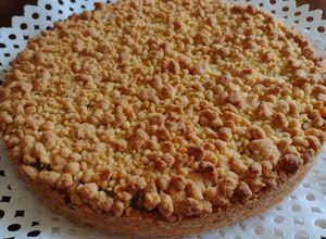 Una foto de Tarta crujiente de manzana
