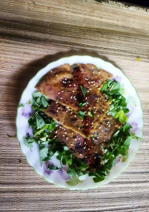 A picture of Bajara Methi Roti.