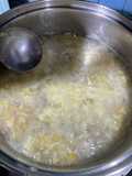 Sup Jagung Telur mix Daging