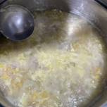 Sup Jagung Telur mix Daging