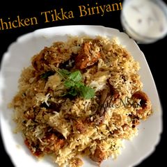 A picture of Chicken Tikka Biriyani.