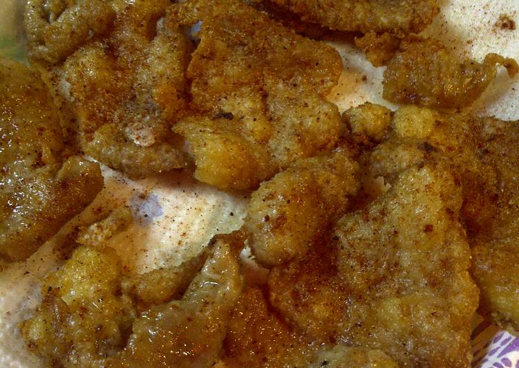 Recipe of Award-winning Fried Chicken skins, again!