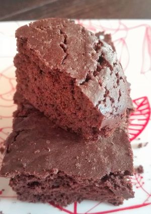 Φωτογραφία της συνταγής Brownies με κουβερτούρα και χοντρό αλάτι