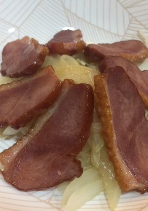 鴨賞炒洋蔥 的食譜成品照片
