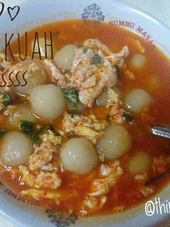 Foto resep Cilok kuah pedassss