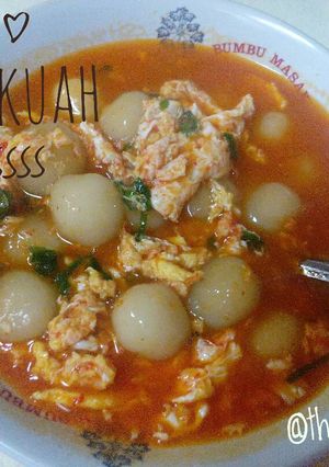 Foto resep Cilok kuah pedassss