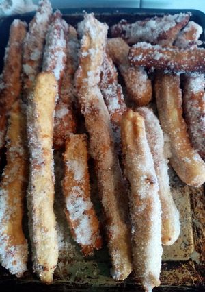 Una foto de Churros caseros