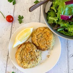 A picture of Rustic Smoked Salmon Fishcakes.