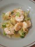 Crevettes au Poireaux (Udang Bawang Mentega)