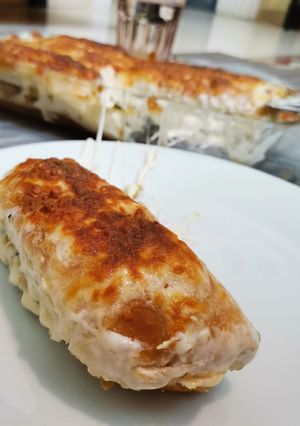 صورة لوصفة قوارب الصامولي 🤤