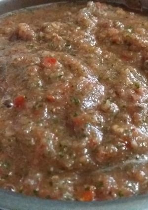 A picture of Pudina chutney.