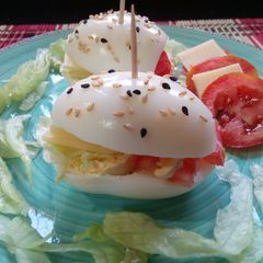 Egg burgers#recipemarathon A picture of Egg burgers#recipemarathon.