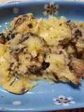 Polenta con hongos, cocina simple