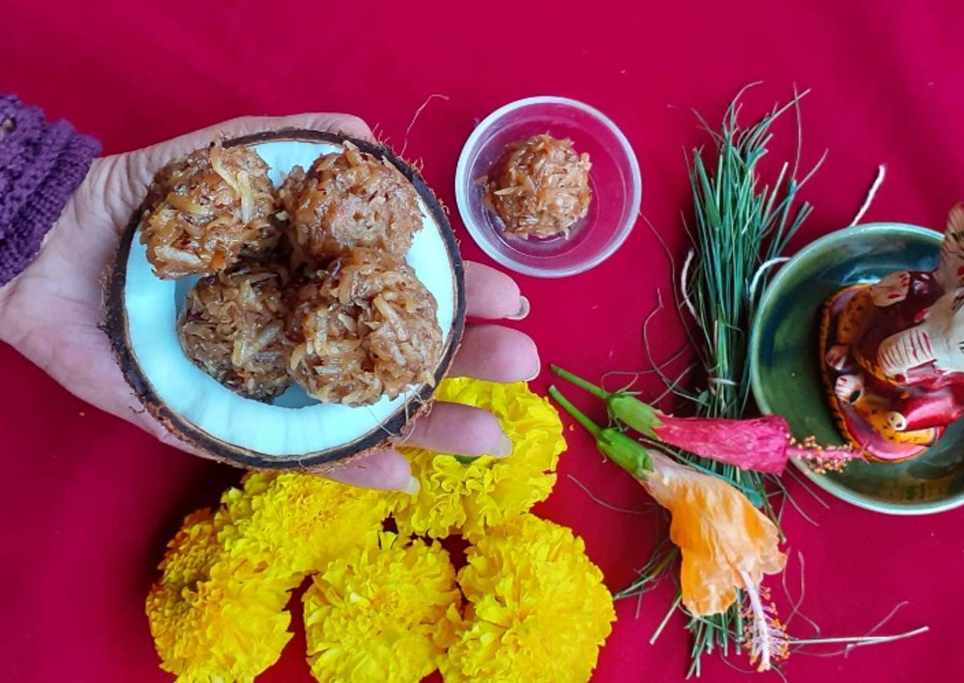 Step-by-Step Guide to Make Favorite Gurer Narkel Naru Jaggery Coconut
Ladoo