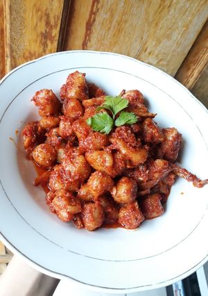 Foto resep Bakso ikan balado teri