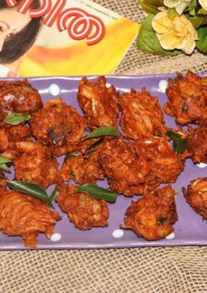 A picture of Chemmeen Pakoda / Kerala Style Shrimp Fritters #starters.