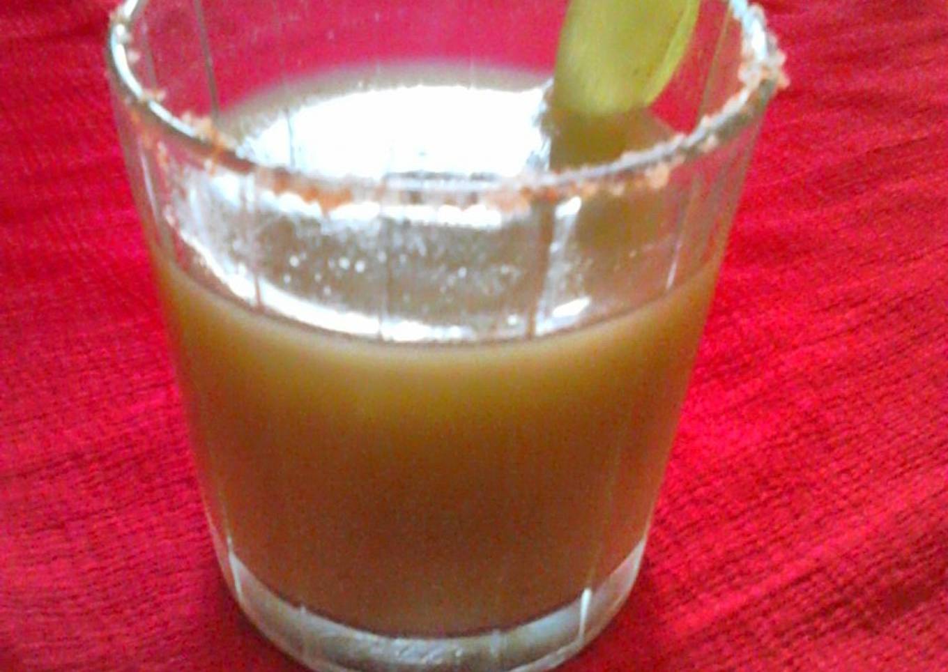 Grapes and mint juice