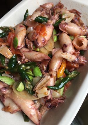 Foto resep Tumis cumi asin Pete