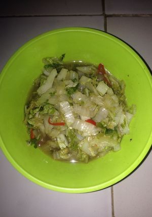 Foto resep Tumis sawi putih
