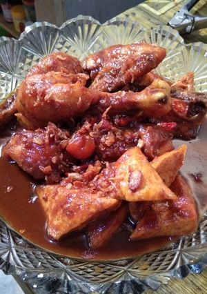 Foto resep Semur ayam tahu
