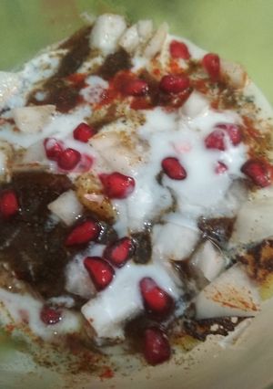 A picture of Aalu tikki.