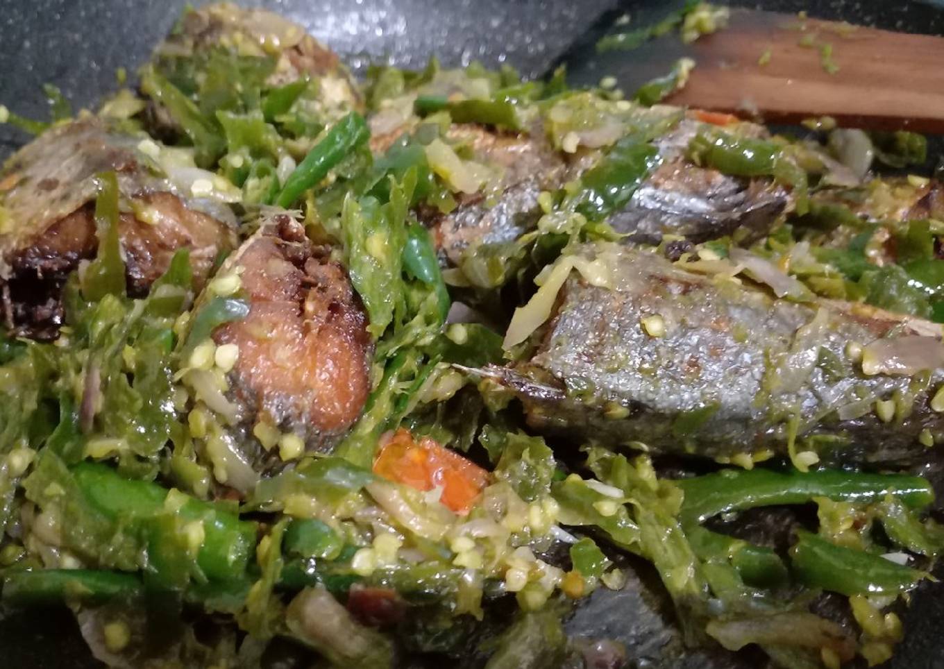 LADO HIJAU (resep mertua) IKAN TONGKOL