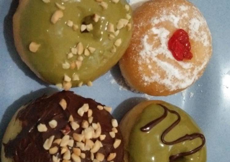 Resep Donat tanpa kentang Anti Gagal