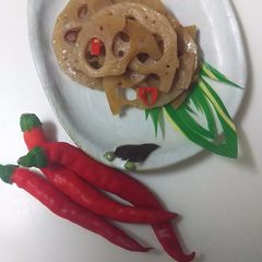 A picture of Simple Lotus Root Kimpira.