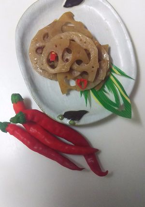 A picture of Simple Lotus Root Kimpira.