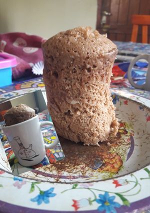 Una foto de Bizcochuelo en una taza