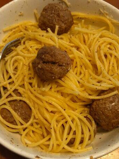 A picture of Spaghetti and Meatballs.