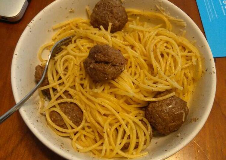 Simple Way to Prepare Speedy Spaghetti and Meatballs