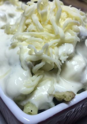 صورة لوصفة معكرونة السبانخ بالدجاج