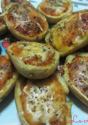 Foto principal de Patatas rellenas sabor pizza