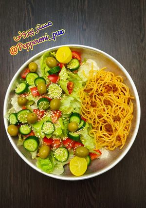 عکسی از دستور بشقاب رژیمی خوش طعم و رنگ