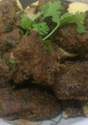 A picture of Chanp Boti Masala.