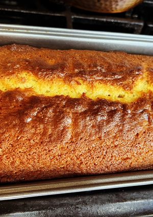 A picture of Easy Condensed Milk Pound Cake.