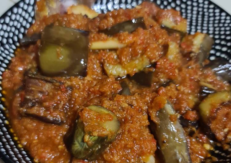 Terong Balado Tidak begitu pedas n agak manis